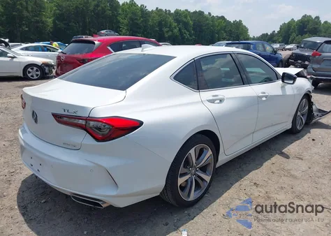 2021 Acura Tlx Advance Package из США, поврежденный, VIN 19UUB6F6XMA003533
